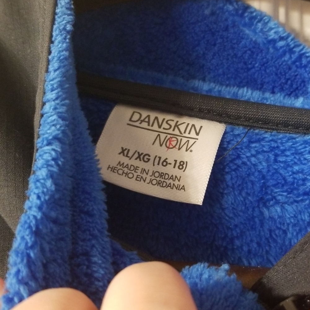Fuzzy blue jacket - Picture 2 of 2